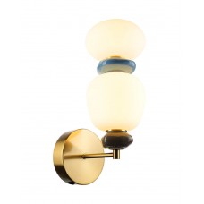 Бра, настінний світильник Italux WL-94981-1B-GD Evans LED 1x12W 3000K 1450Lm IP20 золотий