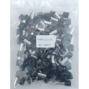 Наконечник гільза Е25-16 25мм2 чорний TNSy