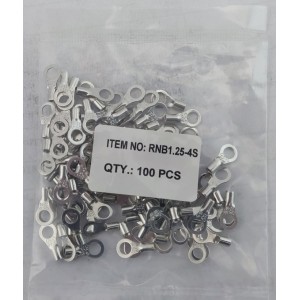 Наконечник кільцевий без ізоляції RNB1,25-4 (0,5-1,5/4) TNSy