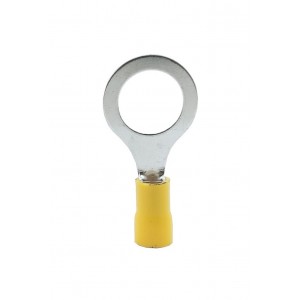 Наконечник кільцевий з ізоляцією RV5,5-12 (4-6/12) жовтий TNSy