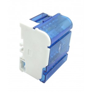 Шина «N» на DIN-рейку в корпусі ШНК4х7 синій TNSy