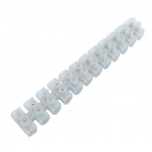 Затискач гвинтовий PE 3A 1-2,5mm² 12 пар TNSy