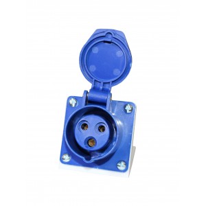 Розетка 113 стаціонарна 2Р+PЕ 16А 220В IP44 TNSy