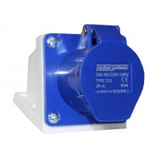 Розетка 113 стаціонарна 2Р+PЕ 16А 220В IP44 TNSy