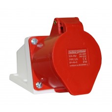 Розетка 125 стаціонарна 3Р+PЕ+N 32А 380В IP44 TNSy