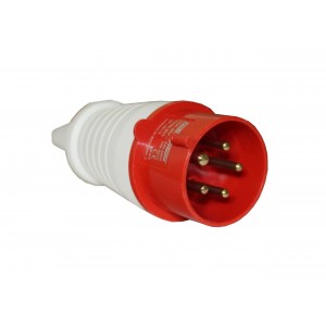 Вилка 015 переносна 3Р+PЕ+N16А 380В IP44 TNSy
