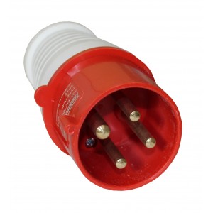 Вилка 024 переносна 3Р+PЕ 32А 380В IP44 TNSy