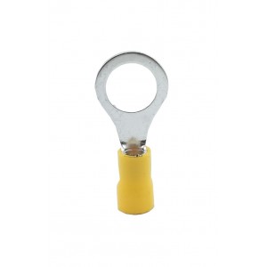 Наконечник кільцевий з ізоляцією RV5,5-10 (4-6/10) жовтий TNSy