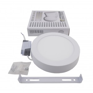 Світильник накладний LED Round Downlight 12W-230V-850L-4000K Alum TNSy
