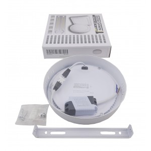 Світильник накладний LED Round Downlight 12W-230V-850L-4000K Alum TNSy