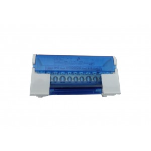 Шина «N» на DIN-рейку в корпусі ШНК2x11 синій TNSy