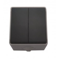 Вимикач для відкритої установки 2-кл. IP54 TNSy SURFACE