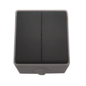 Вимикач для відкритої установки 2-кл. IP54 TNSy SURFACE