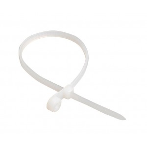 Хомут ХОК 4.8х200 М5 з кільцем білий TNSy