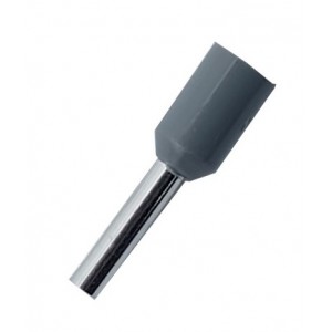 Наконечник гільза Е1008 1мм2 сірий TNSy