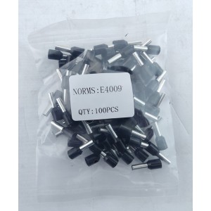 Наконечник гільза Е4009 4мм2 чорний TNSy