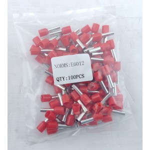 Наконечник гільза Е6012 6мм2 червоний TNSy
