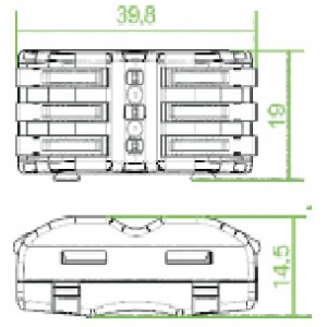 Будівельно-монтажна клема СМК 222-423P TNSy