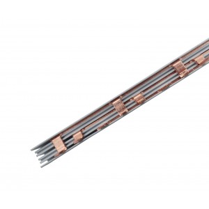 Шина з'єднувальна PIN103 3Р 80/100А 15мм2 54мод. 1м. (штир) TNSy