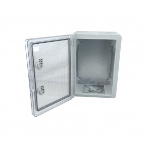 Корпус пластиковий ЩМПп-350х250х150мм пр. дв. ABS IP65 TNSy