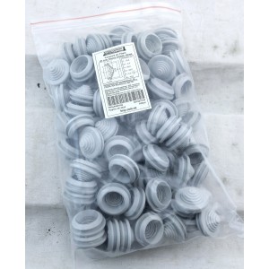 Сальник d=16мм (D отв.бокса 22мм) сірий TNSy