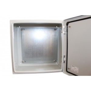 Корпус метал. ЩМП-300х300х150 IP54 з монтажною панеллю TNSy