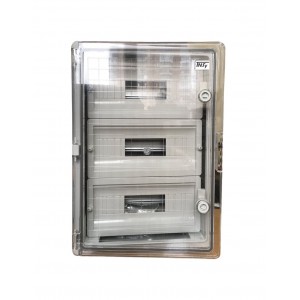 Корпус пластиковий ЩРН-П-42 PRO, пр. дв. ABS IP65 14х3 350х500х190 TNSy
