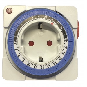 Розетка-таймер механ. доб.15M/24H 48 ON/OFF 16A 230V TNSy