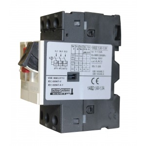 Автоматичний вимикач 1АВД1,6-1,0А для захисту двигуна. (220V 0,2kW / 400V 0,37kW) TNSy