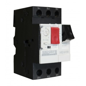 Автоматичний вимикач 1АВД14-9А для захисту двигуна (220V 5,5kW / 400V 9kW) TNSy