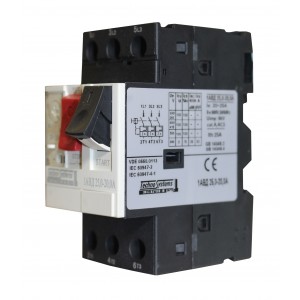 Автоматичний вимикач 1АВД25-20А для захисту двигуна (220V 5,5kW / 400V 11kW) TNSy