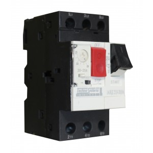 Автоматичний вимикач 1АВД25-20А для захисту двигуна (220V 5,5kW / 400V 11kW) TNSy