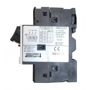 Автоматичний вимикач 1АВД4,0-2,5А для захисту двигуна. (220V 0,75kW / 400V 1,5kW) TNSy