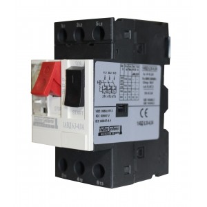 Автоматичний вимикач 1АВД6,3-4,0А для захисту двигуна. (220V 1,1kW / 400V 2,2kW) TNSy