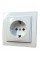 Розетка вн. устан. 1-а з/к біла IP20 TNSy Malta