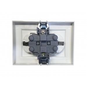 Розетка вн. устан. 2-а з/к біла IP20 TNSy Malta