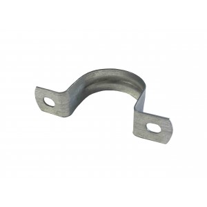 Скоба оцинкована дволапкова СОД-21 d19-21мм 14/0,8мм МР15 (50шт/пак) TNSy