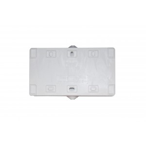 Розетка зовн. устан. 2-а з/к біла IP54 TNSy SURFACE TNSy