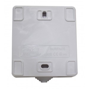 Вимикач зовн. устан. 2-кл. білий IP54 TNSy SURFACE TNSy