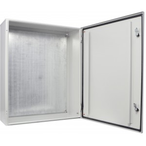 Корпус з монтажною панеллю металевий 80*65*25, IP54, серії UBox