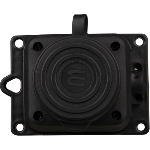 Розетка каучукова з захисною кришкою зовнішньої установки 2Р+PE 16А IP44