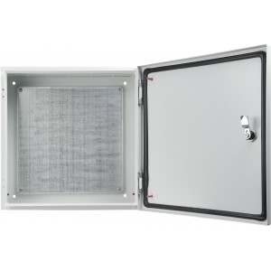 Корпус з монтажною панеллю металевий 40*40*25, IP54, серії UBox