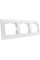 Рамка тримісна Pм-3-Fl-W (біла)