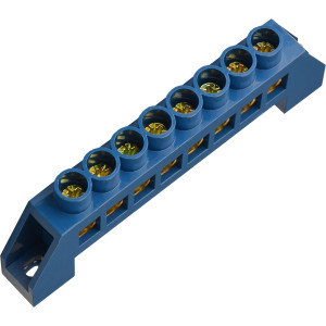 Нульова шина в пластиковому корпусі BC-6В 8 отв. (8*12)