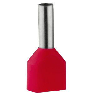 Наконечники трубчасті ТЕ 1,0-08 червоні (100 шт.)