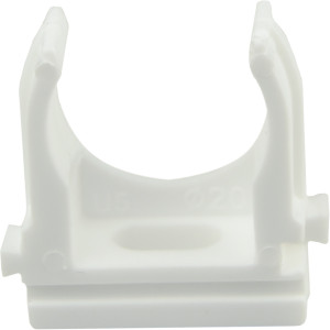 Кріплення для гофри біле 20 мм (уп.50шт)