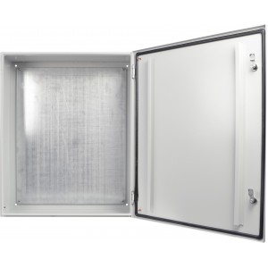 Корпус з монтажною панеллю металевий 80*65*25, IP54, серії UBox
