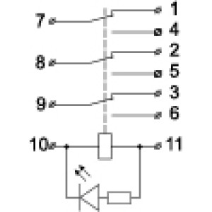 Реле LY3 (АС 220 V)