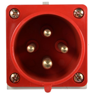 Вилка стаціонарна ВС 32А/4 3Р+РЕ (524)