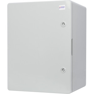 Корпус з АБС-пластику, ударостійкий, з монтажною панеллю, непрозорі дверцята, 35*50*19, ІР65, серіїUBox